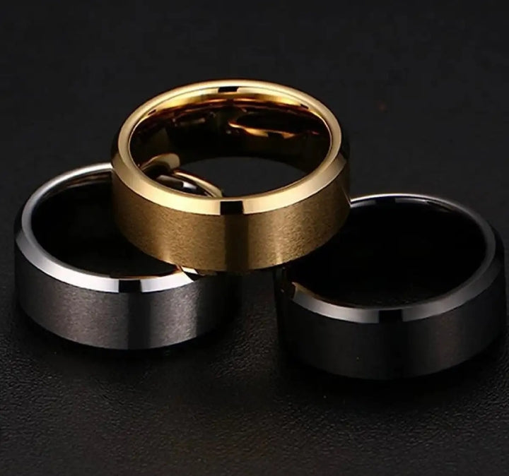 Titanium Luxe Band Set – Gold, Black & Silver - Vogsha