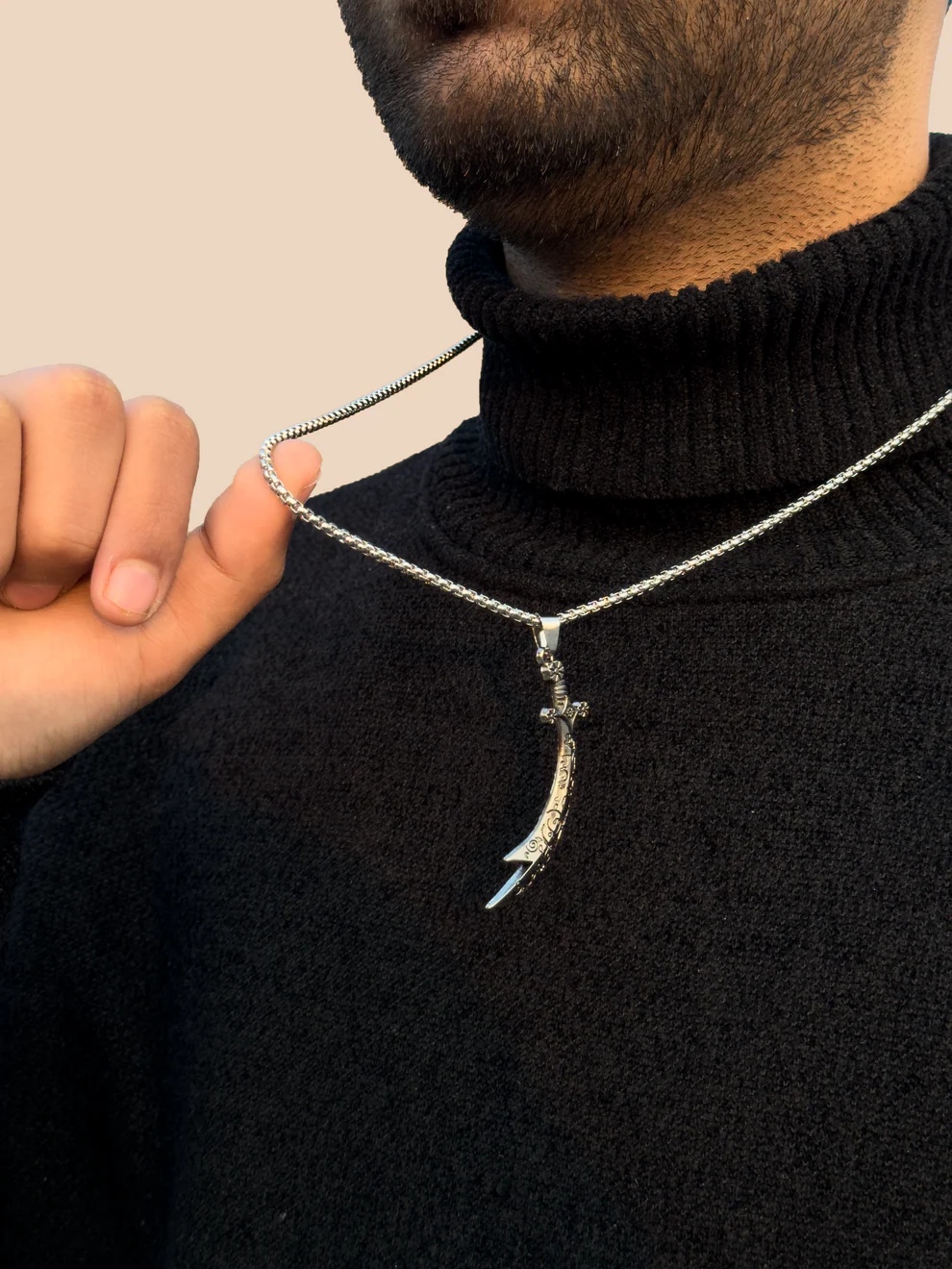 Zulfiqar Necklace Islamic Art Islam Muslim Gift