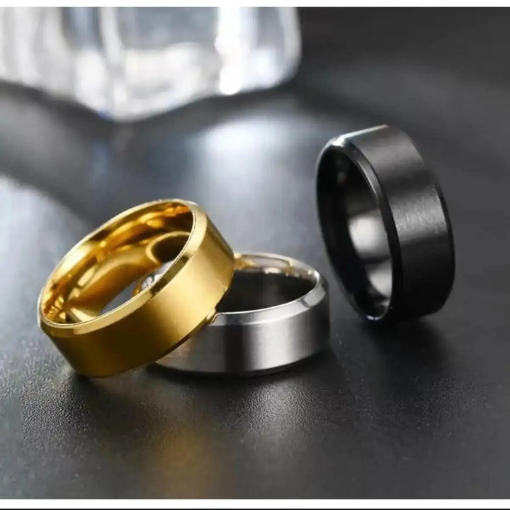 Titanium Luxe Band Set – Gold, Black & Silver - Vogsha